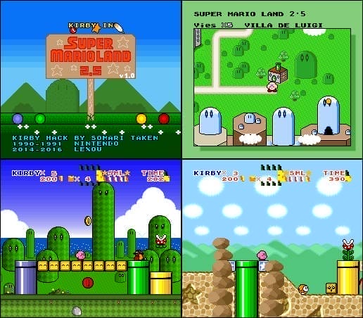 Kirby en Super Mario Land 2.5